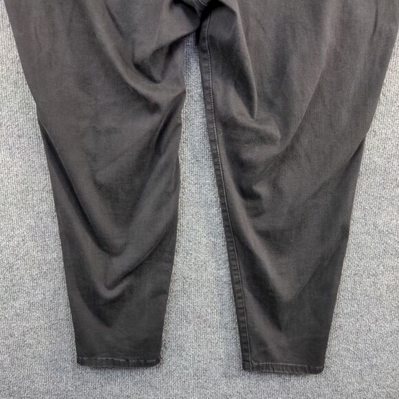 Terra & Sky Women's Skinny Leg Jeans Black 26W Petite Denim 5-Pocket - Picture 7 of 11